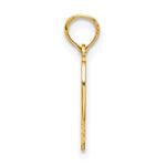 14K Yellow Gold 40 In Heart Charm - Product Photo