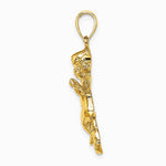 14K Yellow Gold Guardian Angel Walking Charm - Product Photo