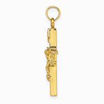 10K / 14K Yellow Gold INRI Crucifix Charm - Product Photo