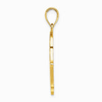 10K / 14K Yellow Gold Hamsa W/ Star Of David Charm - Product Photo