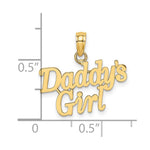 14K DADDY'S GIRL Charm - Product Photo