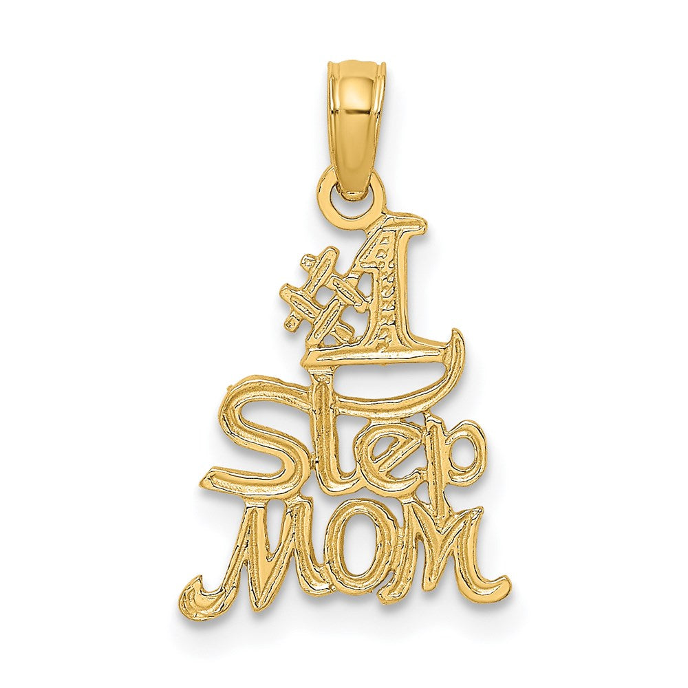 14K Yellow Gold Polished Engraved 
