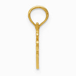 10K / 14K Yellow Gold Cessna Plane Pendant - Product Photo