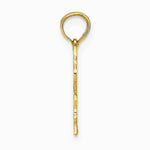 10K / 14K Yellow Gold CANCER Zodiac Charm - Product Photo