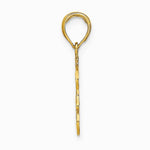 10K / 14K Yellow Gold LEO Zodiac Charm - Product Photo