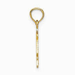 10K / 14K Yellow Gold LIBRA Zodiac Charm - Product Photo