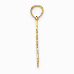 10K / 14K Yellow Gold SCORPIO Zodiac Charm - Product Photo