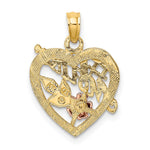 14K Two-tone w/White Rhodium 
