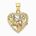 10K / 14K Two-tone with White Rodium 