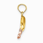 10K / 14K Two-tone Baby Bottle Charm - Product Photo