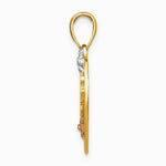 10K / 14K Two-tone with White Rhodium 