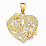 10K / 14K Two-tone with White Rhodium 