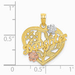10K / 14K Two-tone with White Rhodium 
