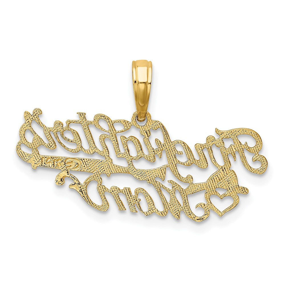 14k FIREFIGHTER'S MOM Charm - Product Photo