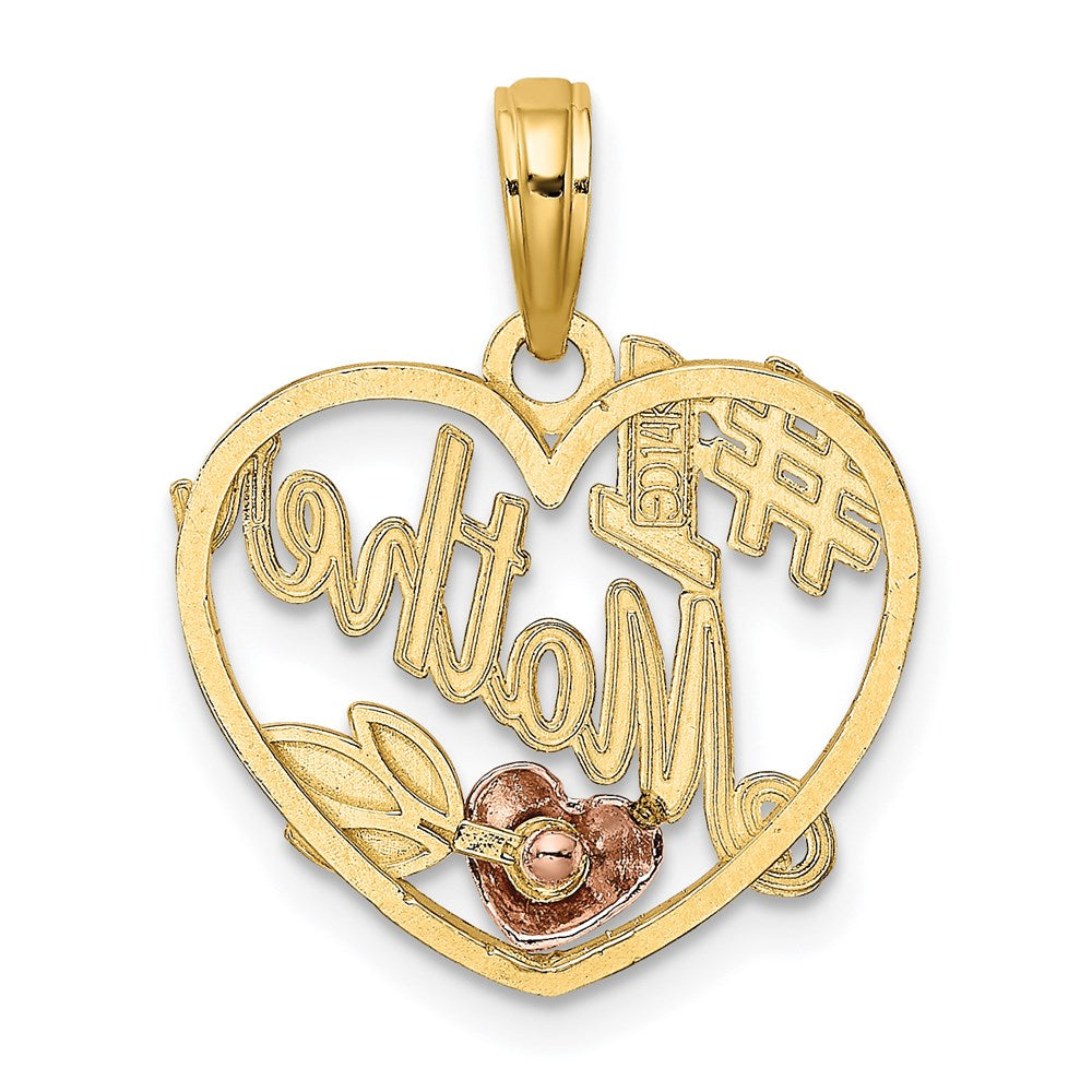 14k Two-Tone Heart w/ 