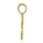 14K Polished MOM w/Heart and Angels Pendant - Product Photo