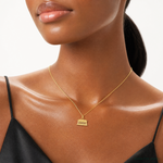 14k Lincoln Memorial Charm - Model Shot