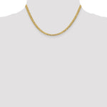14k 3.7mm Lightweight Flat Cuban Chain - Product Photo