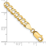 14k 4.7mm Lightweight Flat Cuban Chain - Product Photo