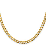 14k 5.9mm Lightweight Flat Cuban Chain - Product Photo
