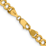 14k 5.9mm Lightweight Flat Cuban Chain - Product Photo