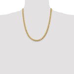 14k 5.9mm Lightweight Flat Cuban Chain - Product Photo