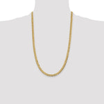 14k 5.9mm Lightweight Flat Cuban Chain - Product Photo