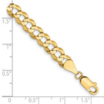 14k 7.2mm Lightweight Flat Cuban Chain - Product Photo