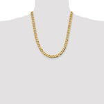 14k 8.3mm Lightweight Flat Cuban Chain - Product Photo