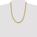 14k 8.3mm Lightweight Flat Cuban Chain - Product Photo