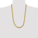 14k 8.3mm Lightweight Flat Cuban Chain - Product Photo