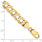 14k 9.4mm Lightweight Flat Cuban Chain - Product Photo