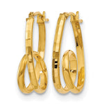 Leslie's 14K Polished Fancy Earrings - Product Photo
