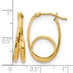 Leslie's 14K Polished Fancy Earrings - Product Photo