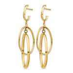 Leslie's 14K Polished Post Dangle Earrings - Product Photo
