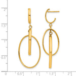 Leslie's 14K Polished Post Dangle Earrings - Product Photo