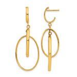 Leslie's 14K Polished Post Dangle Earrings - Product Photo
