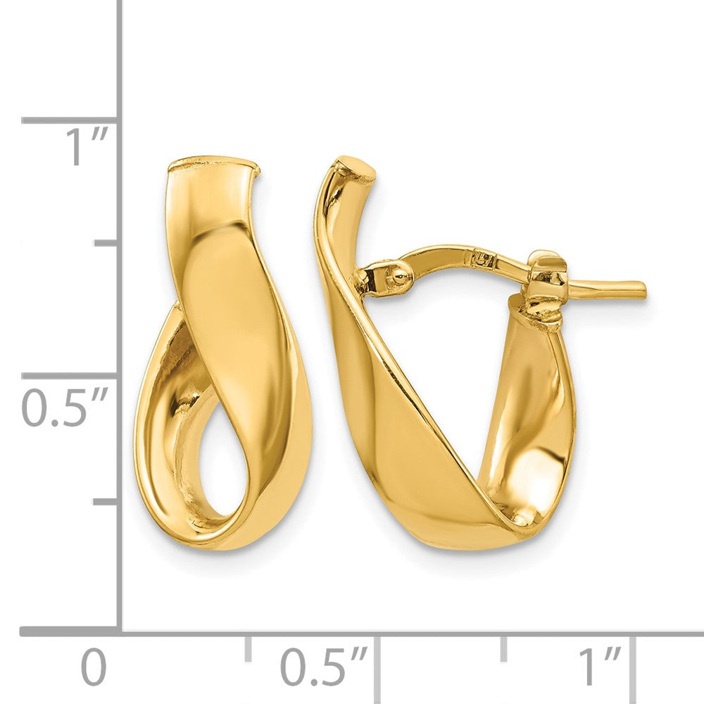 Leslie's 14K 5mm High Polished Hoop Earrings - Product Photo