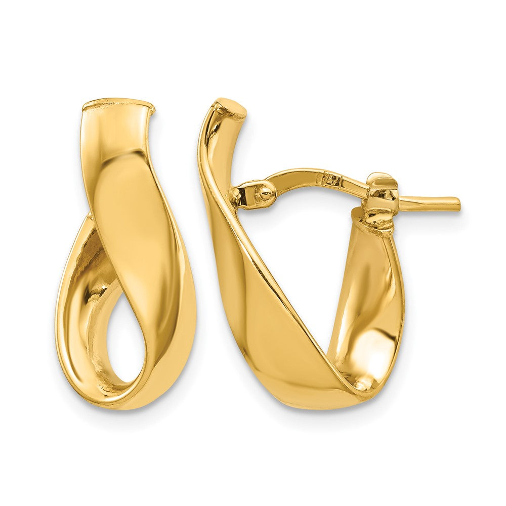 Leslie's 14K 5mm High Polished Hoop Earrings - Product Photo