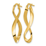Leslie's 14K Polished Left and Right Eternity Hoop Earrings - Product Photo