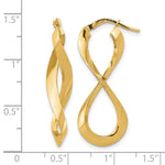 Leslie's 14K Polished Left and Right Eternity Hoop Earrings - Product Photo
