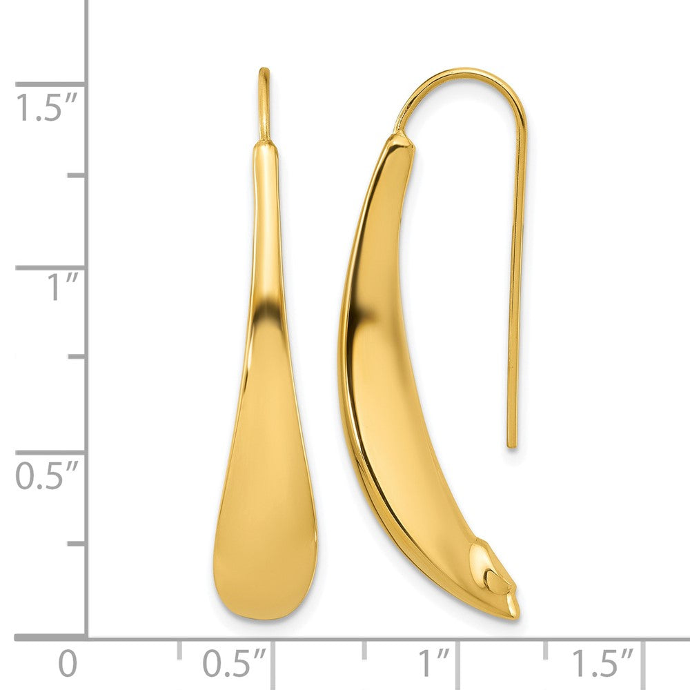 Leslie's 14k Polished Threader Earrings - Product Photo