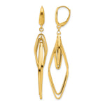 Leslie's 14K Polished Diamond Shaped Dangle Earrings - Product Photo
