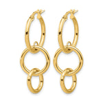 Leslie's 14K Polished Double Round Hoop Earrings - Product Photo