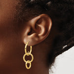 Leslie's 14K Polished Double Round Hoop Earrings - Product Photo