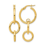 Leslie's 14K Polished Double Round Hoop Earrings - Product Photo