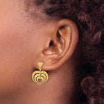 Leslie's 14K Polished Hearts Dangle Post Earrings - Product Photo