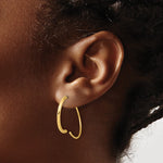 Leslie's 14K Polished Round Curved Threader Earrings - Product Photo