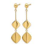 Leslie's 14K Polished Fancy Dangle Post Earrings - Product Photo