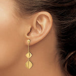 Leslie's 14K Polished Fancy Dangle Post Earrings - Product Photo